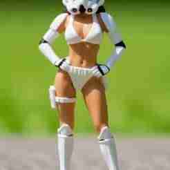 Sexy stormtrooper / fan art / art toy / nsfw / Halloween / magic makes