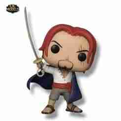 Shanks Chibi Figure One Piece 3d Model