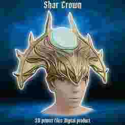 Shar Cosplay Crown Headwear Helmet Baldurs Gate 3