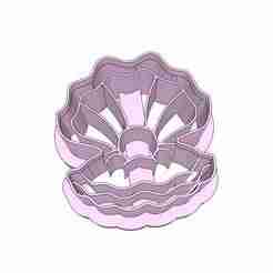 Shell with Pearl Clay Cutter - 25, 30, 35mm