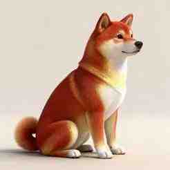 Shiba Inu Dog 3D Model – Cachorro Shiba STL