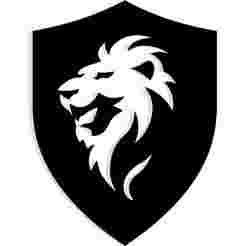shield with a lion crest made from a single bold stroke 6 - 2D/3D Wall Art STL+SVG For CNC Router, Plasma, Waterjet, Laser & 3D Printer
