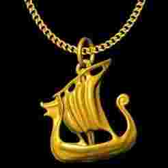 ship pendant charm