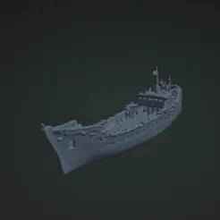 Shipwreck in STL - Marine Ornament for Aquarium and 3D Printing