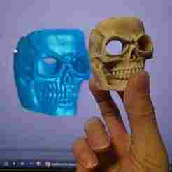 Shot glass, Skull motif