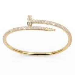 size 17 ,Juste un Clou bracelet, classic model, half-paved