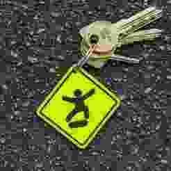 Skater Keychain