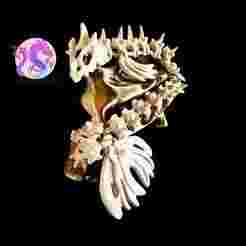 Skull Dragon Adult, Medium and Baby (Personal Use)