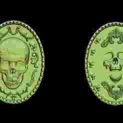 Skull Medallion 001