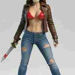 Slasher Siren – Female Jason-Inspired Horror Figure