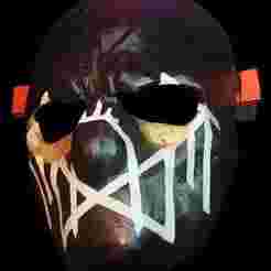 Sleep Token Drummer Mask "II" by Morphic3D – Wearable Digital STL File for 3D Printing | Cosplay, Display, or Collectible