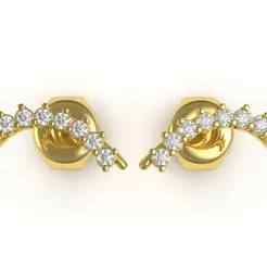 Small Curved Bar Post Earring