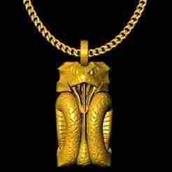 snake pendant charm