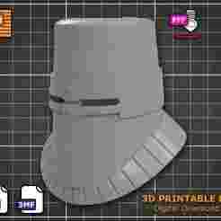 Solaire Knight Helmet - 3D Printable