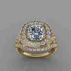 Solitaire Diamond Woman Engagement Ring3