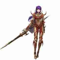 Solo Leveling Esil Radiru Weapon for Cosplay