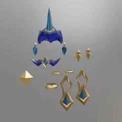Soraka Winter Wonder Accessories (3D printable stl files) - League of legends