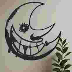 Soul Eater Anime Moon - Halloween Wall Decoration