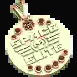 Space elite pendant 3d printable model