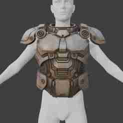 Space Marine Chestplate and Pauldrons