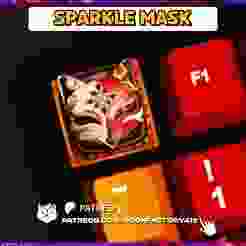 Sparkle Mask Artisan Keycap