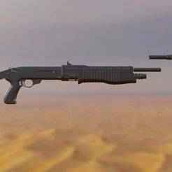 SPAS-12 for cosplay Roberta Black Lagoon shotgun with umbrella