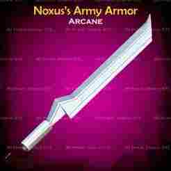 Spearhead Noxus Army Cosplay Arcane - STL File