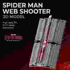 Spider Man Web Shooter Brand New Day  - MARVEL - Separated for 3D print