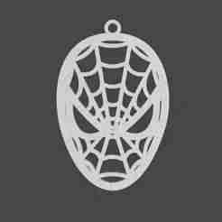 Spiderman Mask Keychain