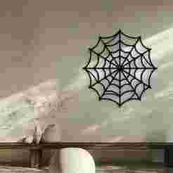 Spiderweb Wall Decor Art