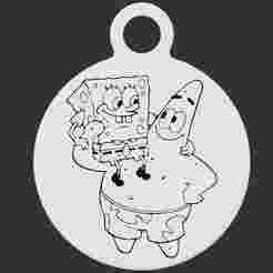 SpongeBob SquarePants - SpongeBob and Patrick Keyring