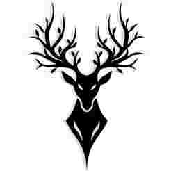 stag with antlers shaped like a tree 1 - 2D/3D Wall Art STL+SVG For CNC Router, Plasma, Waterjet, Laser & 3D Printer