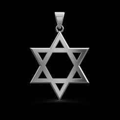 Star of David Pendant Jewish Necklace