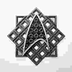 Star Trek Customizable Dimensional Grid Mosaic