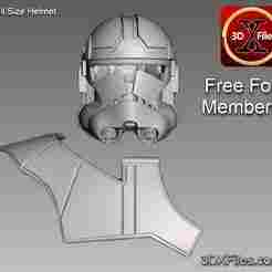 Star Wars - AT-TE Phase 2 Clone Trooper Helmet and Pauldron