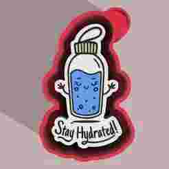 🚰Stay Hydrated, Water Bottle – Freshie, Keychain, Resin & Candle Mold