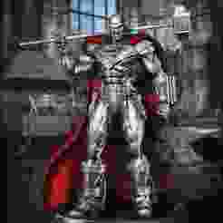 Steel Superman Statue stl
