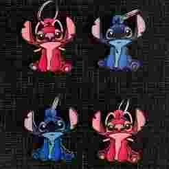 STICH AND ANGEL KEYCHAIN