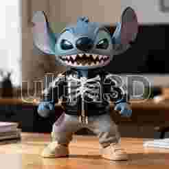 Stitch Skeleton Jacket Figure