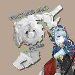 STL Files | Genshin Impact Fractured Halo | Ineffa weapon for cosplay and prop use