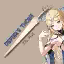 STL Files | Wuthering Waves ( WUWA) Defier's Thorn Sword | Cartethyia weapon - weapon for cosplay / prop weapon