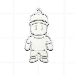 Stumble Guys Key Ring - Video Game