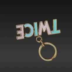 Stylized Pop Music Fan Keychain - Sweet Candy Motif 3D Printable Charm - Multi-Color Design