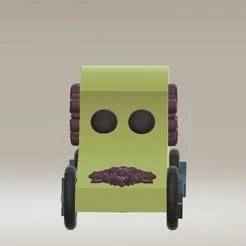 stylized robot
