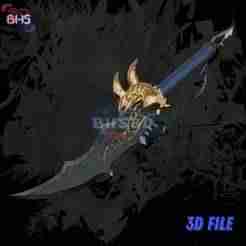 Sung jin Woo Dagger solo leveling 3D STL File