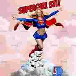 ✨ Supergirl – Fan Art 3D Print STL Files | DC Comics Inspired ✨