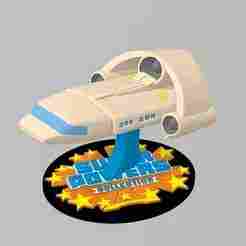 Superpowers spacecraft mini figure