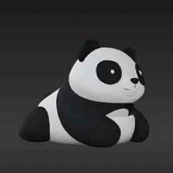 Support-Free Panda Drink Holder - Easy Print Desk Organizer