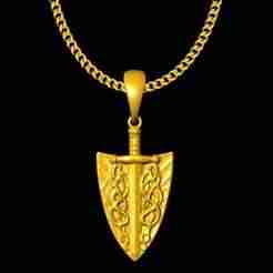 sword and shield pendant pendant charm