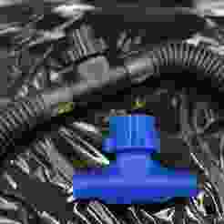 T-connector + rotary adapter - gas mask
